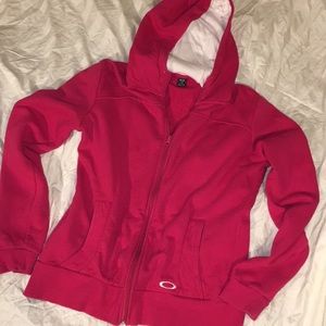 OAKLEY zip-up hoodie